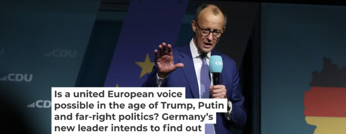 Could Friedrich Merz be the man to speak for Europe? Sean Gallup/Getty Images